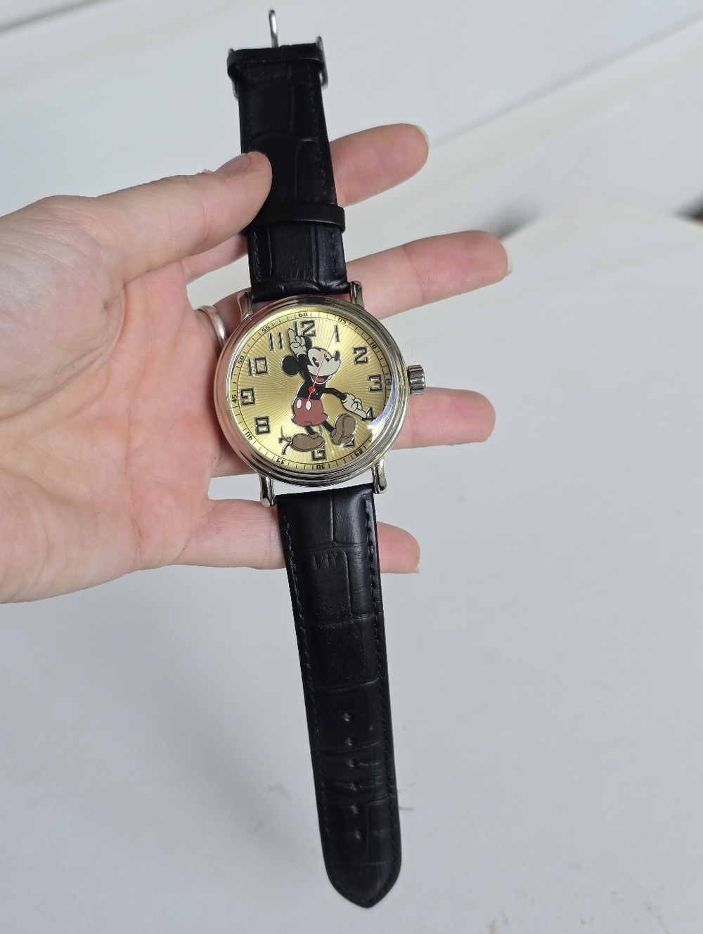 Art Deco Mid century Modern Mickey Mouse Watch unisex